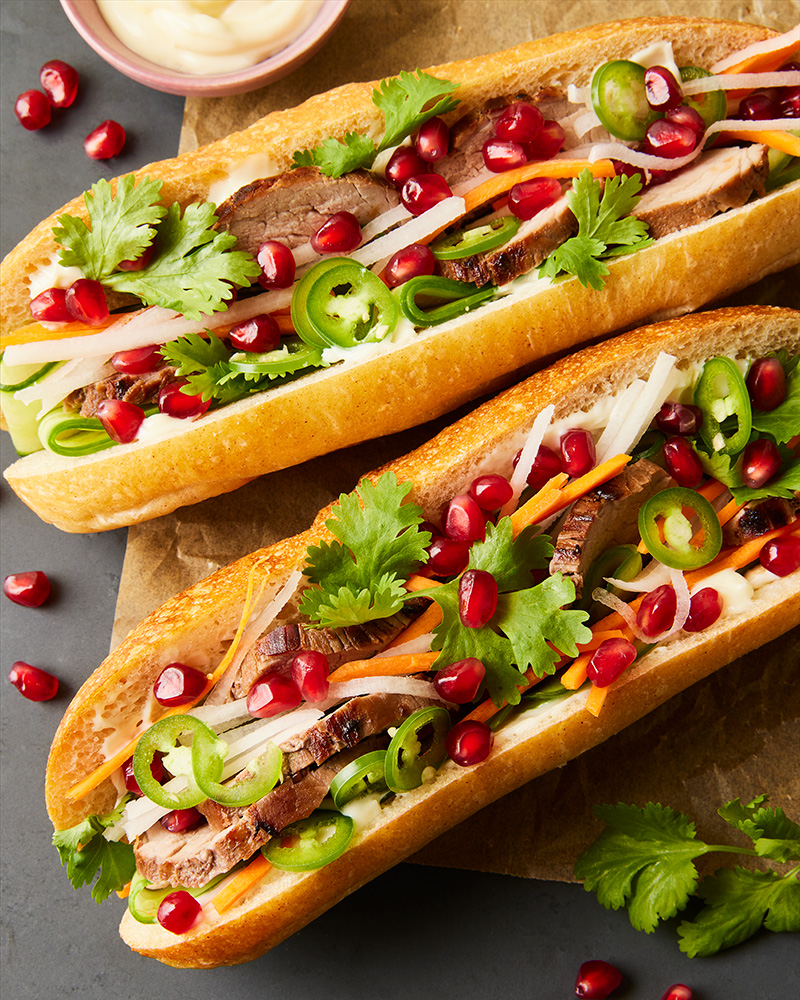 POM Marinated Pork Banh Mi POM Wonderful