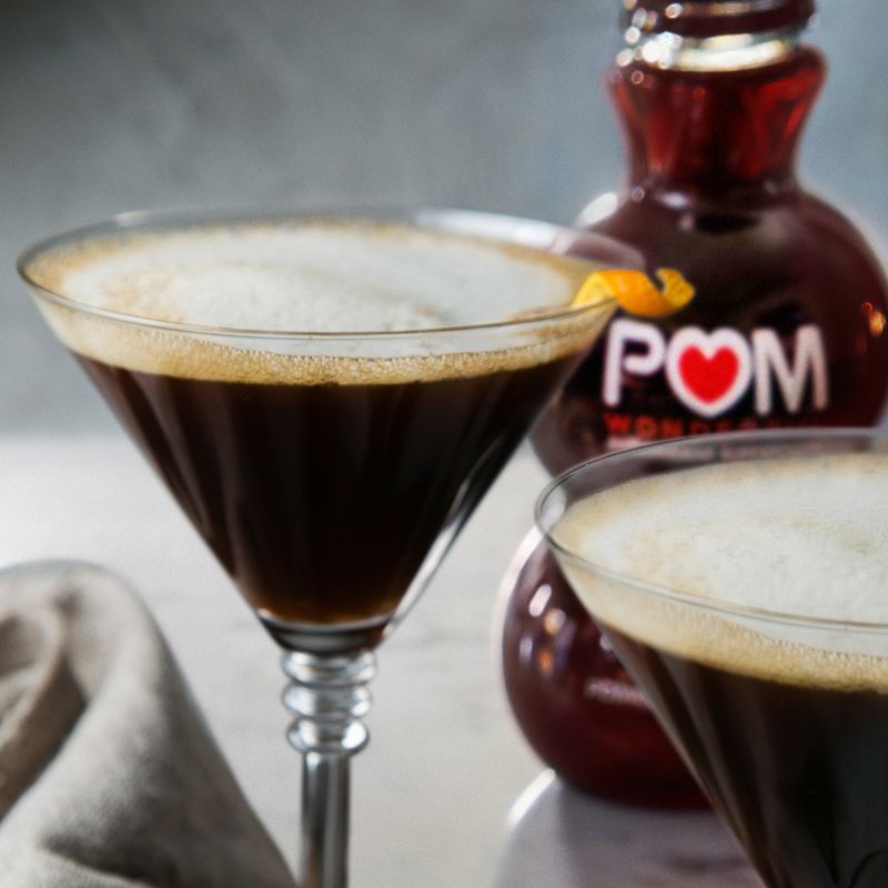 Pomegranate Espresso Martini POM Wonderful