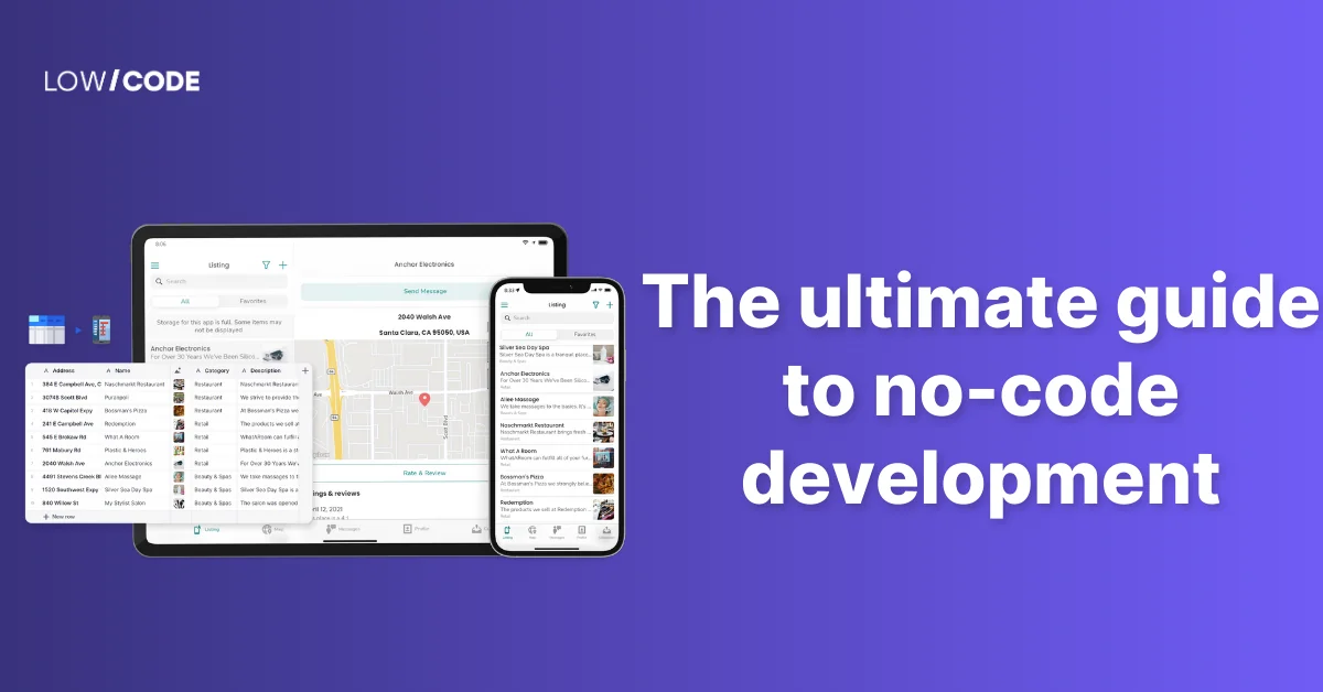 The ultimate guide to no-code development