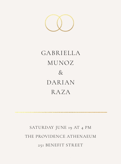 Wedding Bands Invitation Evite