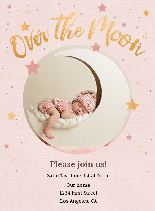 Over The Moon | Evite