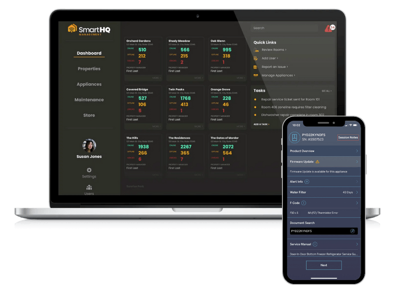 Appliance Management Solution SmartHQ™ Pro