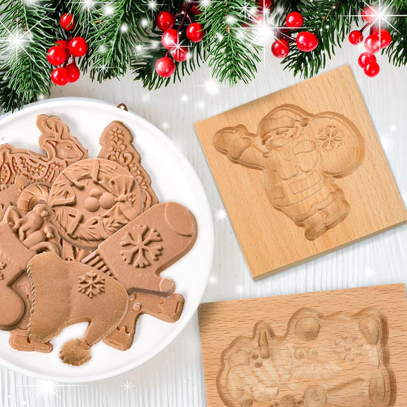 CookieCraft Christmas Cookie Embossing Molds Facebook Products