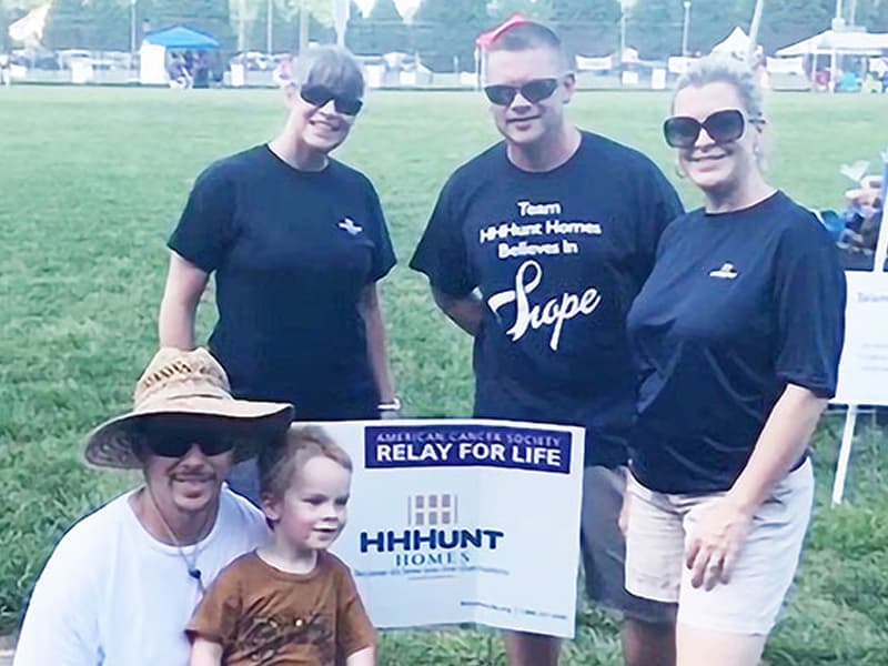 HHHHunt Homes supports Relay for Life