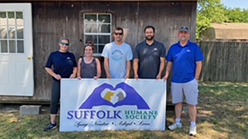 HHHunt Homes of Hampton Roads helps Suffolk Humane Society