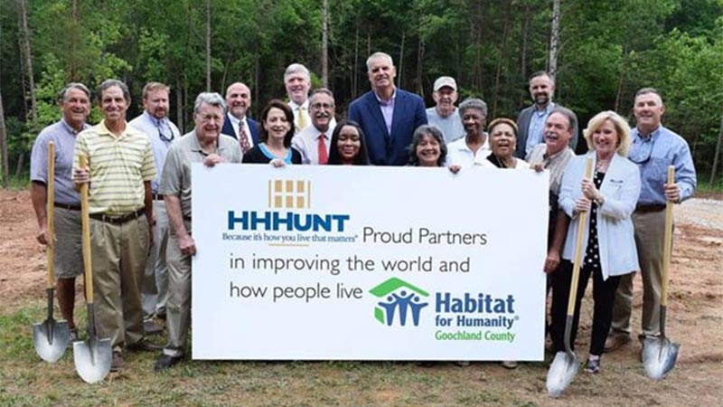 HHHunt Partners with Habitat for Humanity of Goochland County