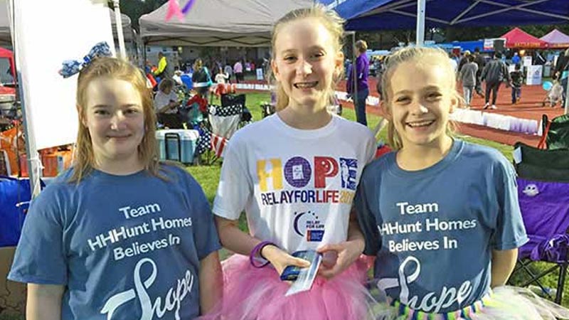 HHHunt Supports Relay for Life