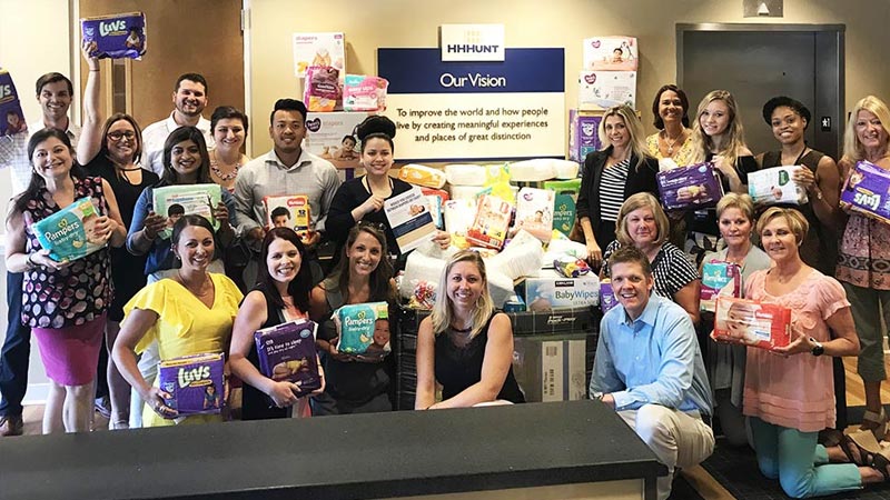 HHHunt Supports the Capital Diaper Bank