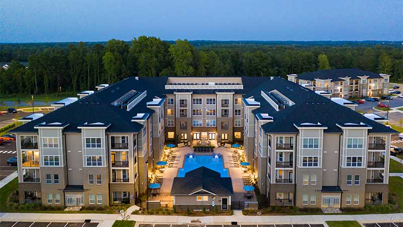 Four new apartment communities in North Carolina