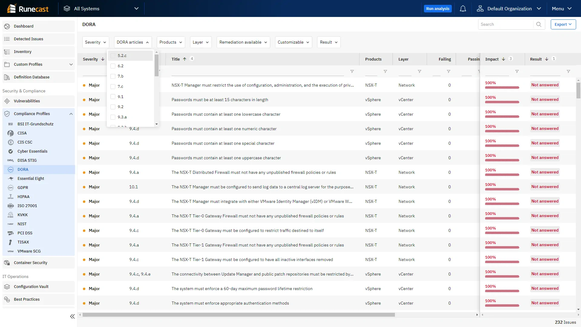 Automate DORA Compliance with Runecast