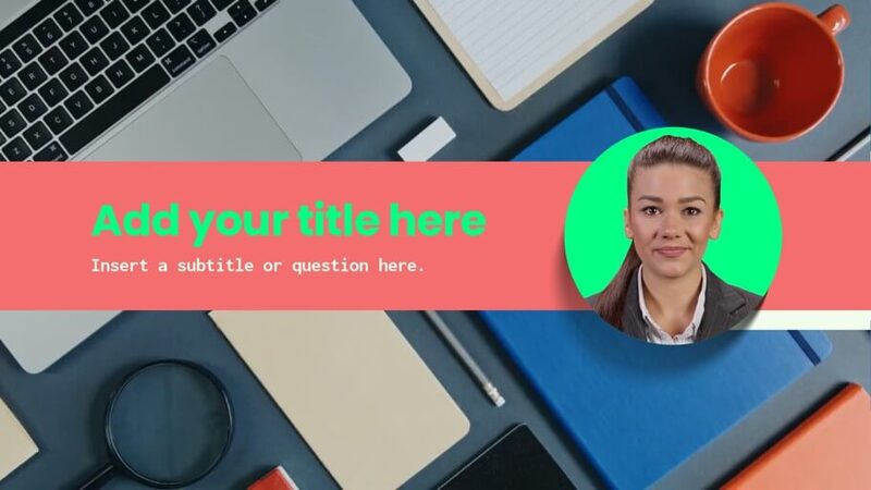 A still from an explainer video with an AI avatar