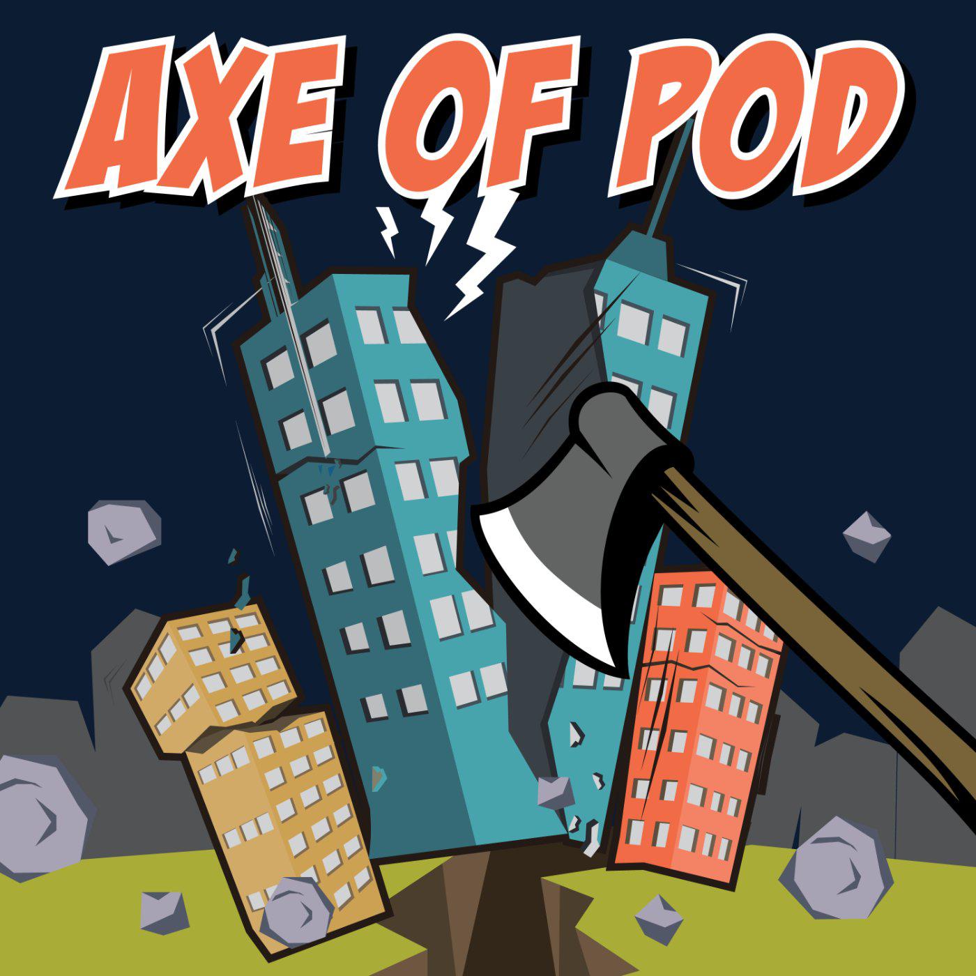 Logo for Axe of Pod, a podcast by Christensen Group Insurance employee Brandon Schuh