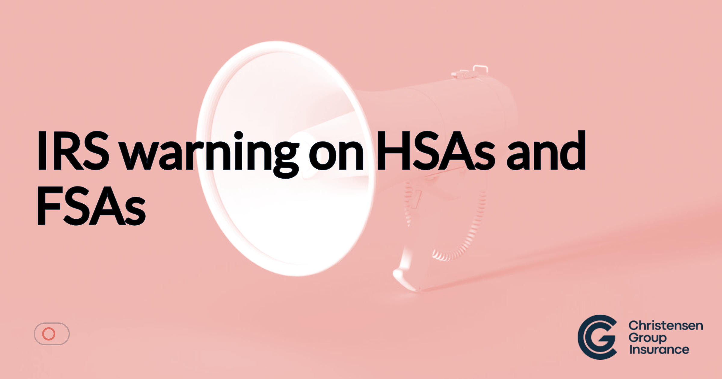 IRS warning HSAs, Health FSAs, and HRAs cannot pay for personal health