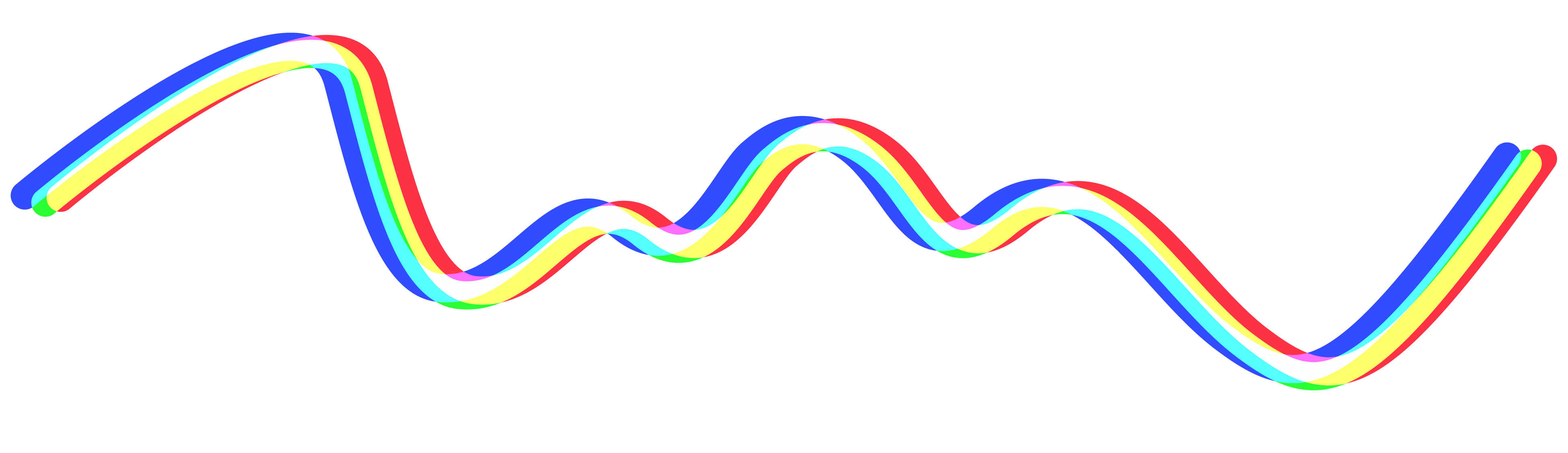 Colourful wave