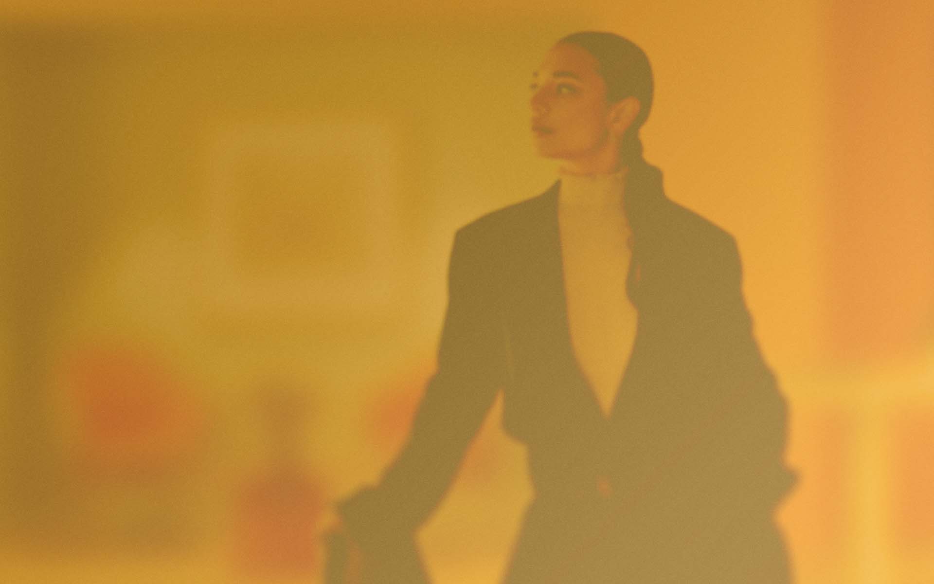 Woman in suit