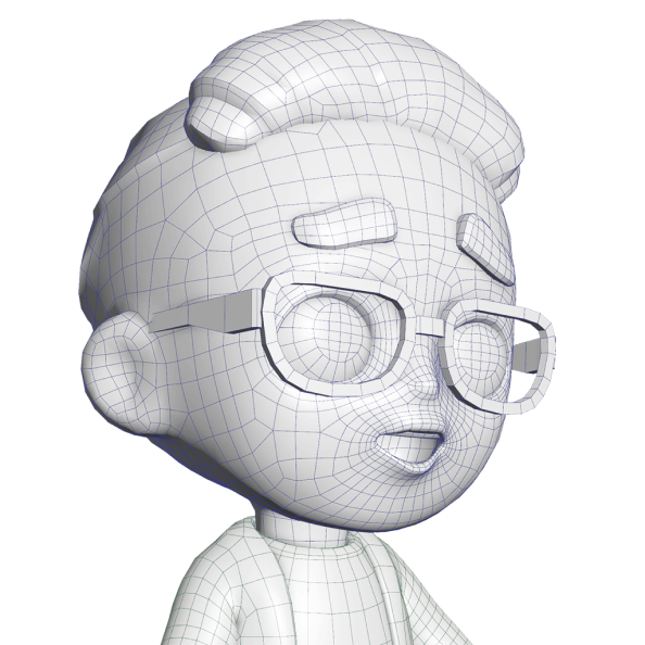 Tony wireframe