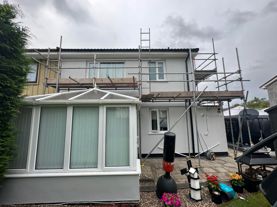 External wall rendering in East Leake | PD Rendering