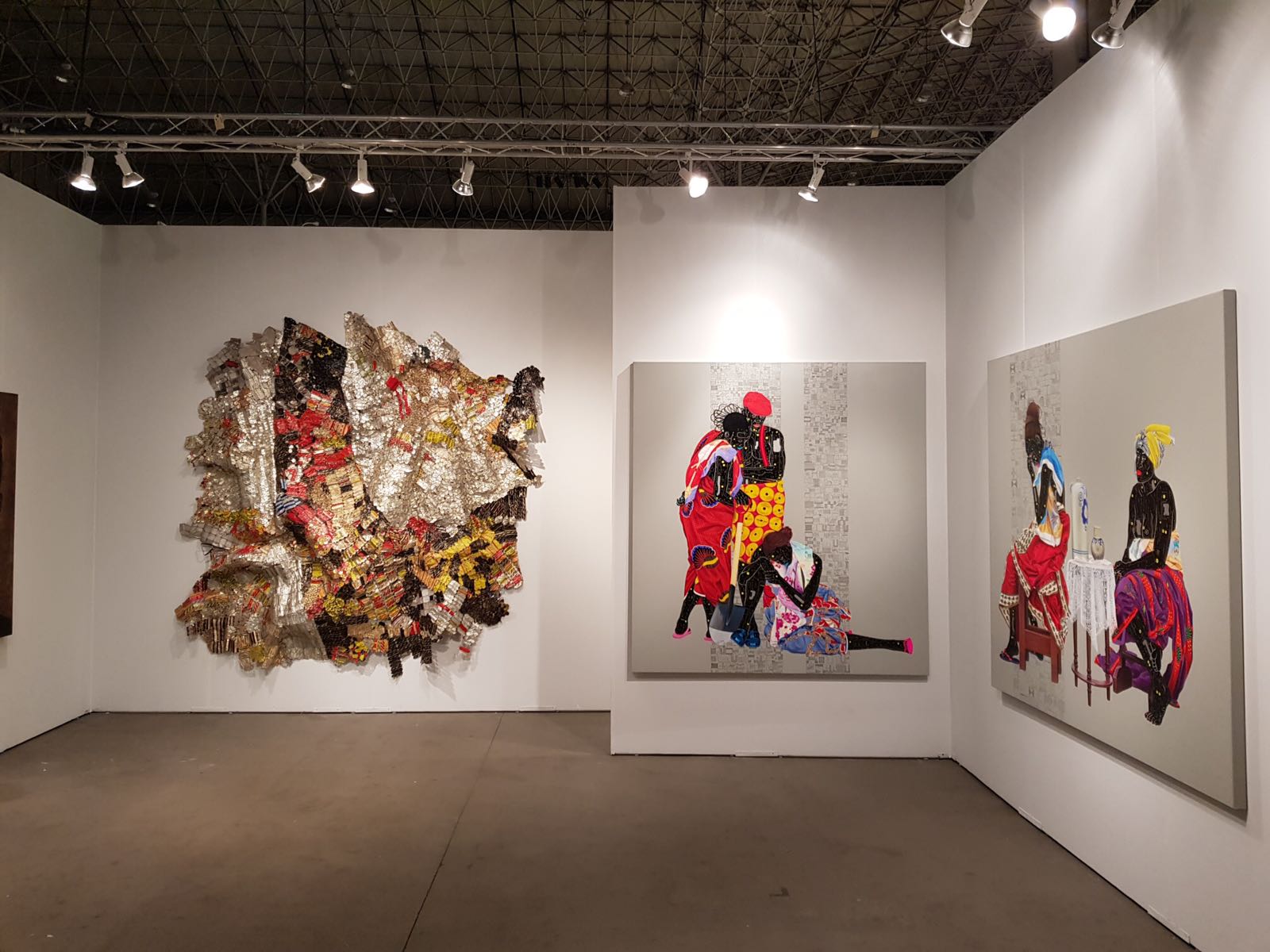 Installation view of October Gallery booth at EXPO Chicago, 2018. Courtesy of the October Gallery.