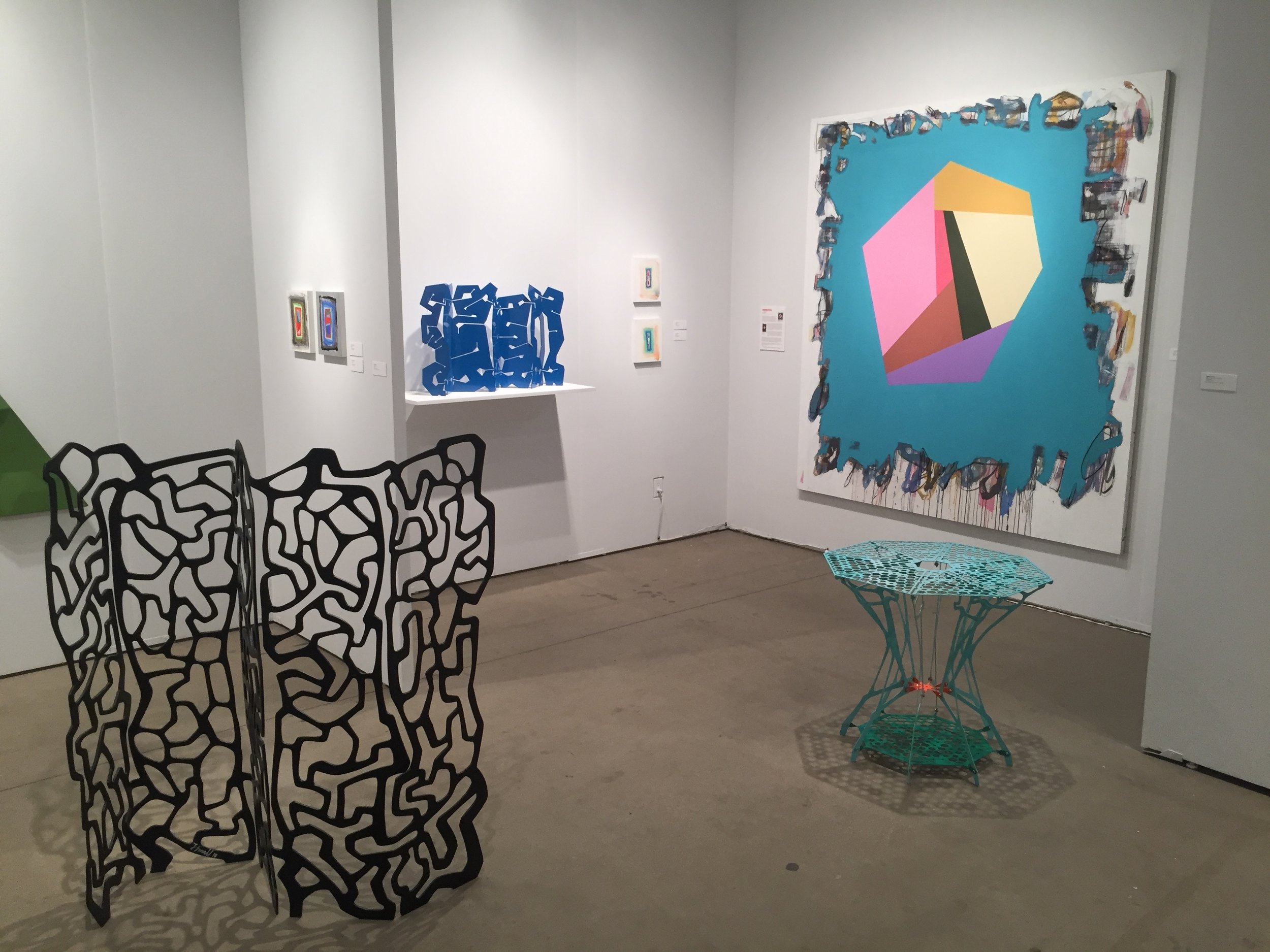 Installation view of Nancy Hoffman Gallery booth at EXPO Chicago, 2018. Image courtesy of Nancy Hoffman Gallery.