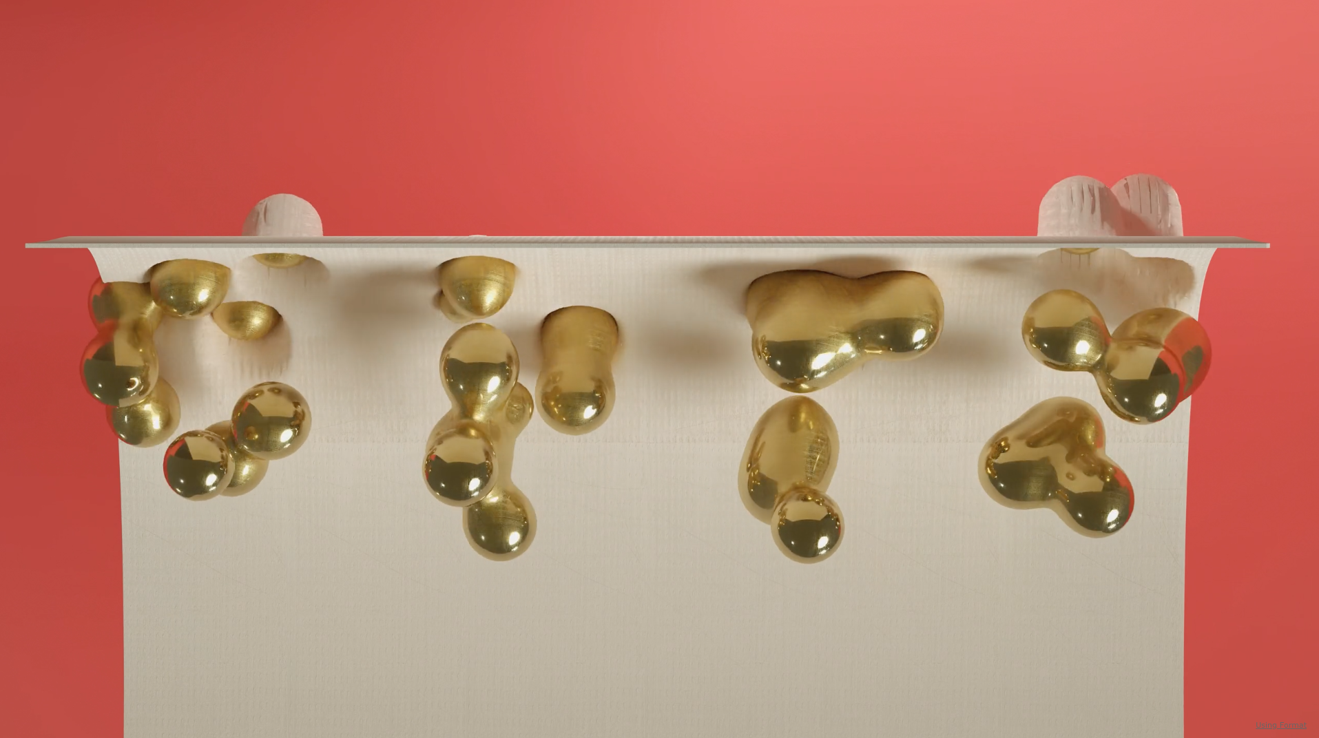 Alex Mcleod, still from “CG Family,” digital animation, 2018. Image courtesy of Galerie Division
