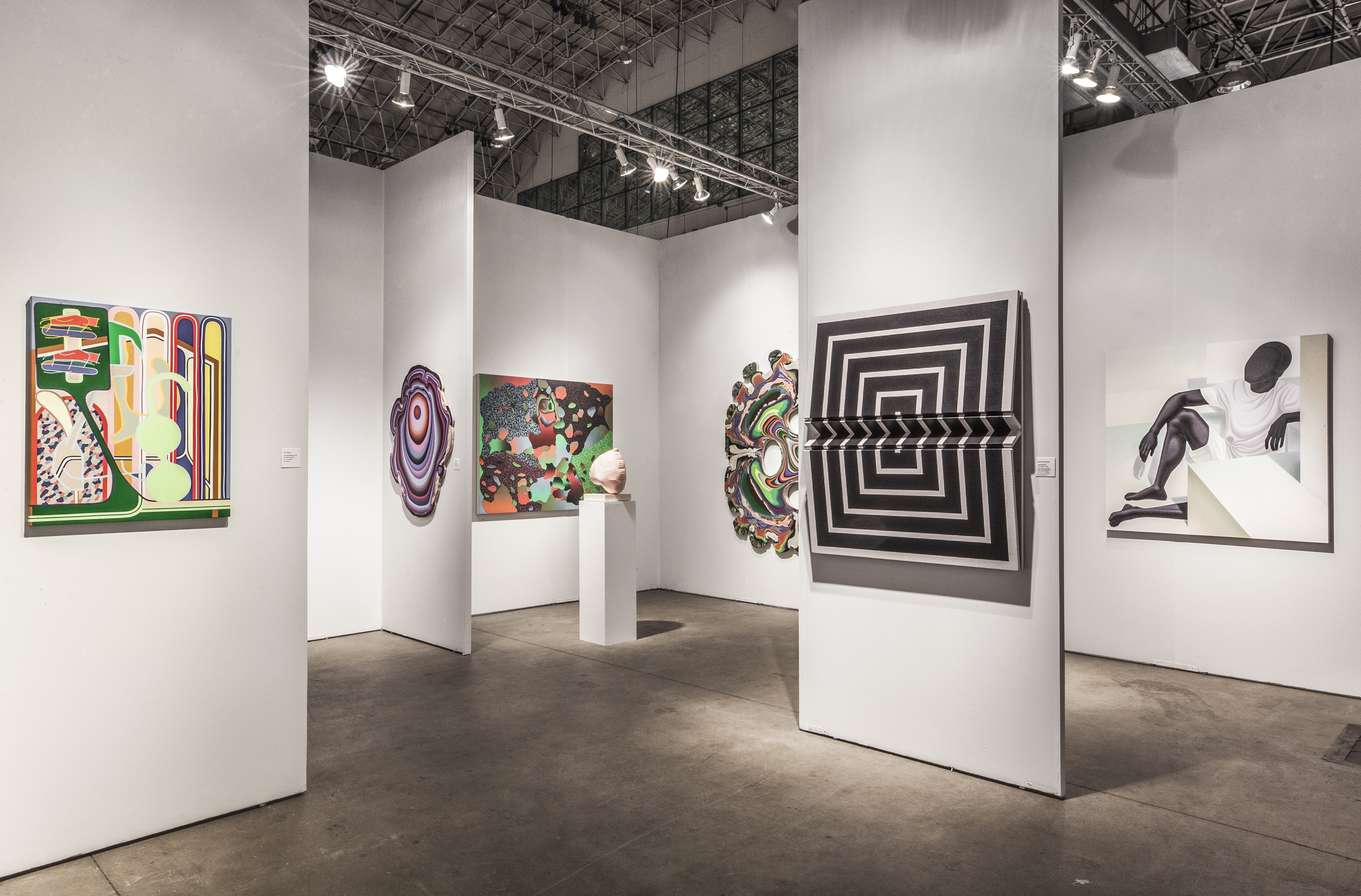 Installation view of The Hole, NYC booth at EXPO Chicago 2018. Courtesy of The Hole, NYC.