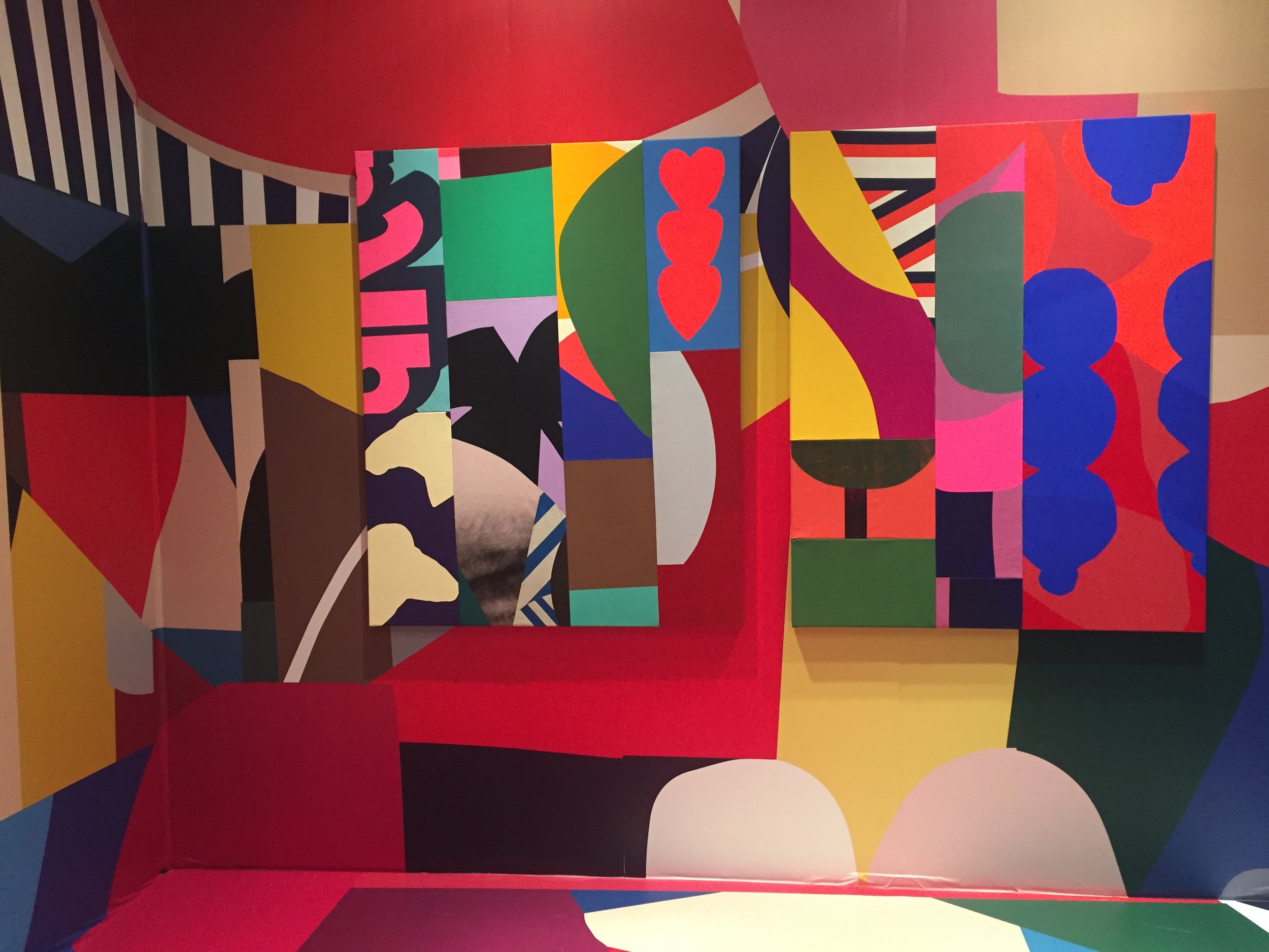 Installation view of BEERS London booth at EXPO Chicago, 2018.