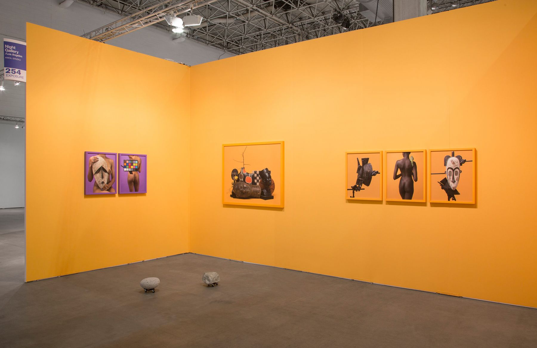 Installation view of Night Gallery booth at EXPO Chicago, 2018. Image courtesy of Night Gallery.