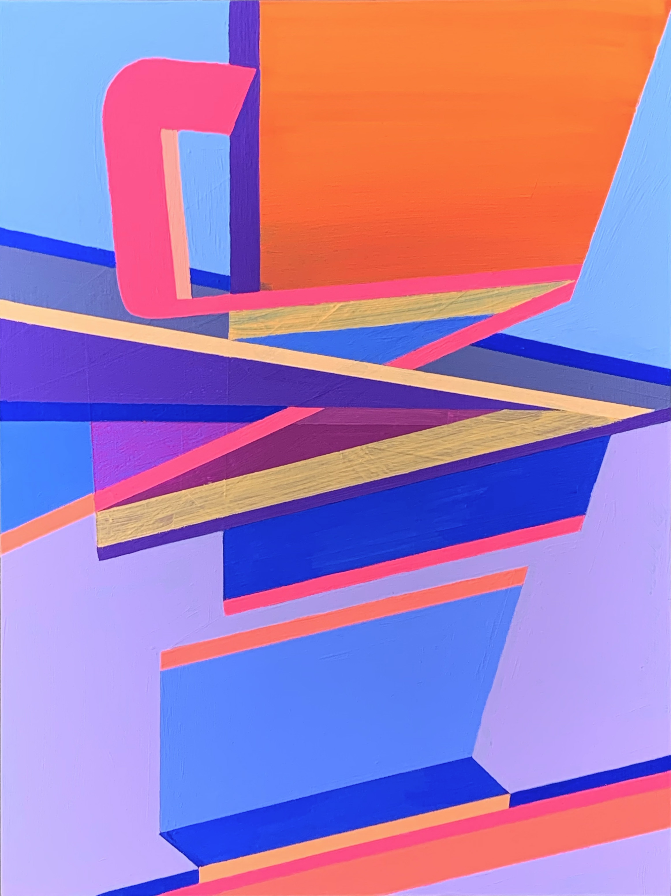 Jennifer Small artist contemporary neon painting