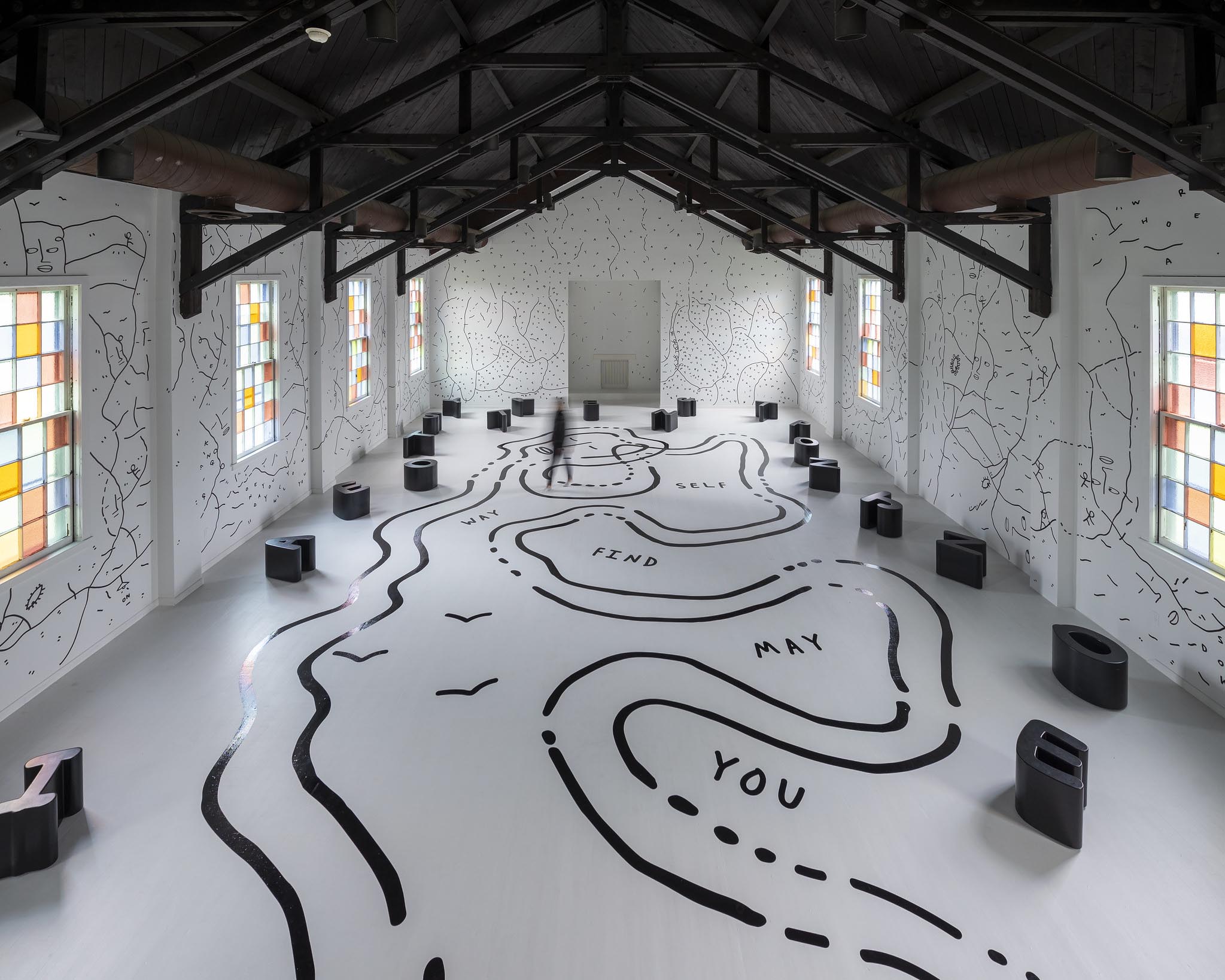 Shantell Martin immersive installation art