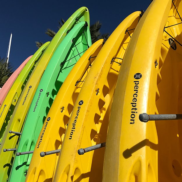 Kayaks at The Henderson