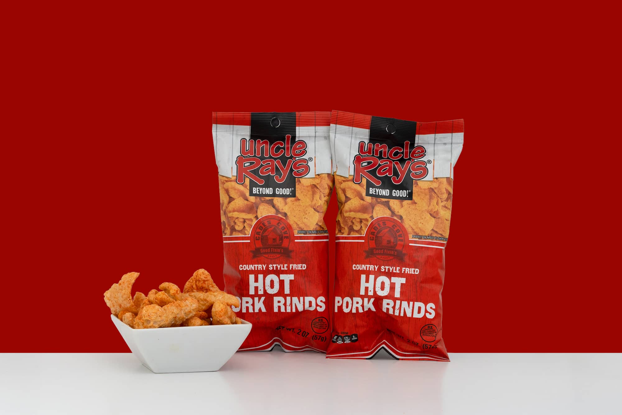 Uncle Ray's Hot Pork Rinds