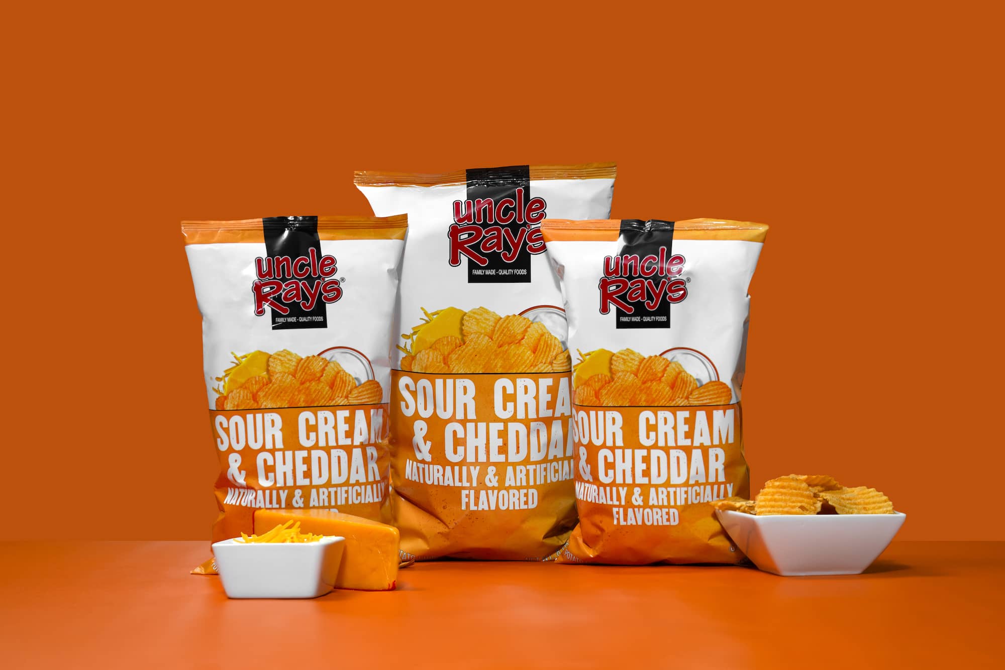 Uncle Ray's Cheddar & Sour Cream Potato Chips