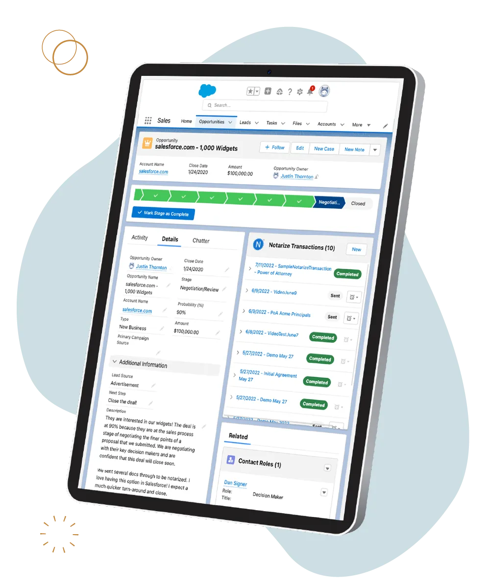 Notarize | Notarize for Salesforce