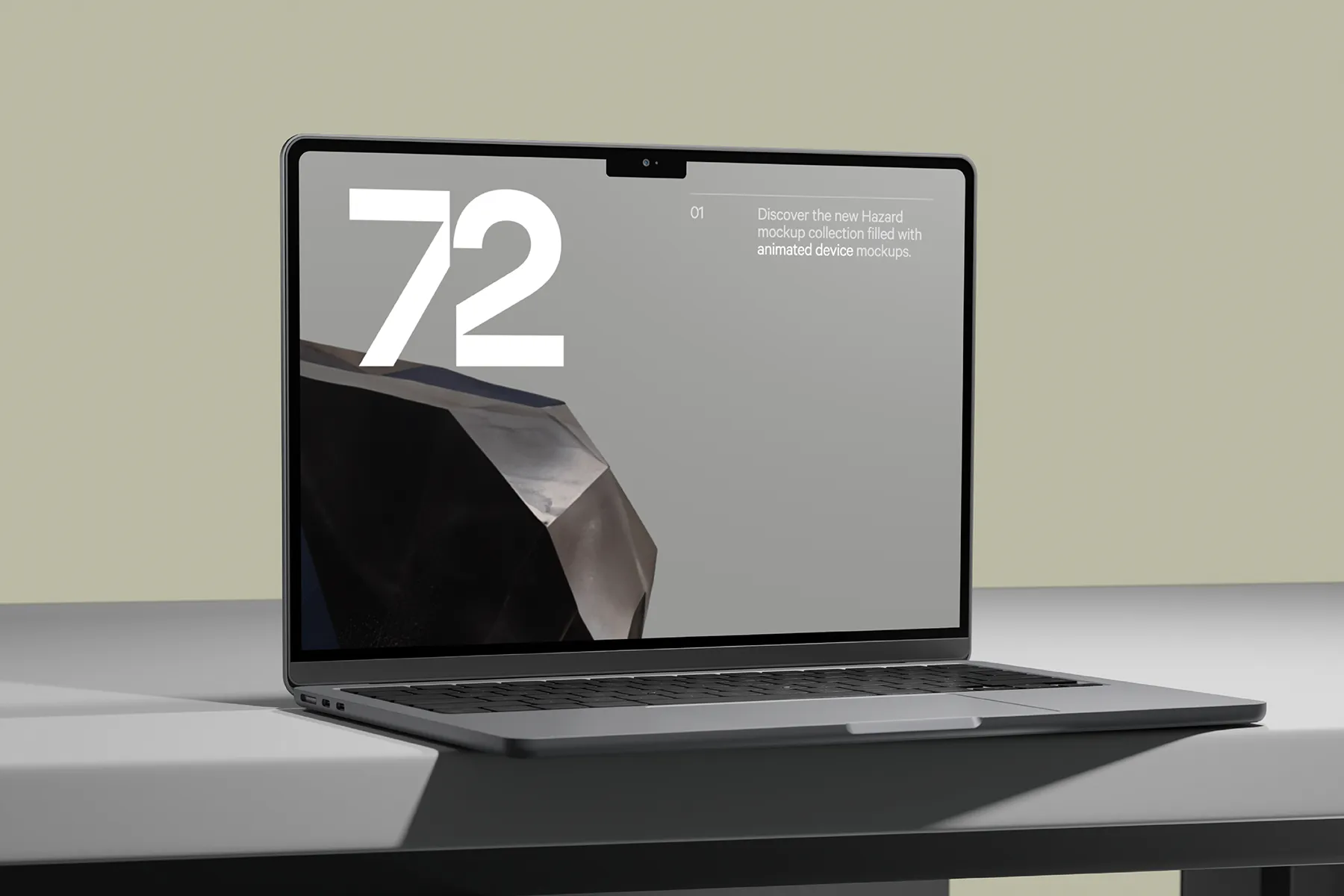 Hazard Mockups Animated Mockup Macbook Pro