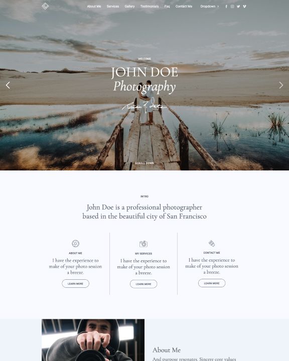 Wedding Photography Webflow Template Capture FlowRadar