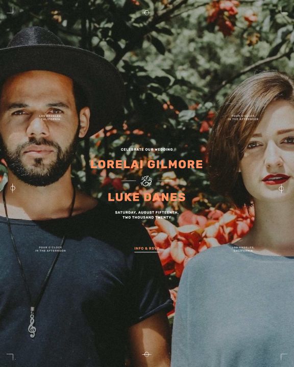 Wedding Webflow Template Lorelai FlowRadar