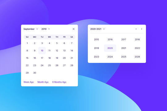 Forms Date/Calendar Picker