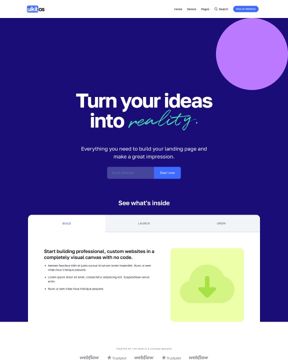 Tech Company Webflow Template UIKitos | FlowRadar