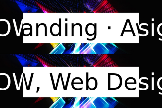 Text Mask Infinite Marquee