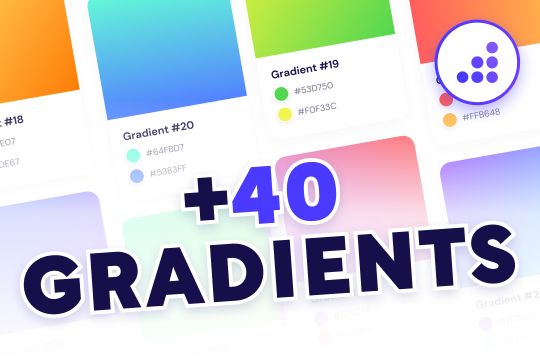 40 Unique Gradients 