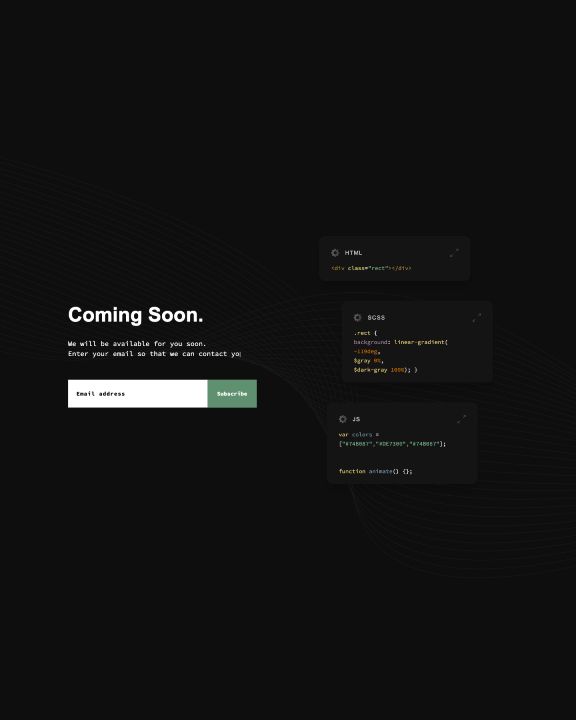 Coming Soon Webflow Template