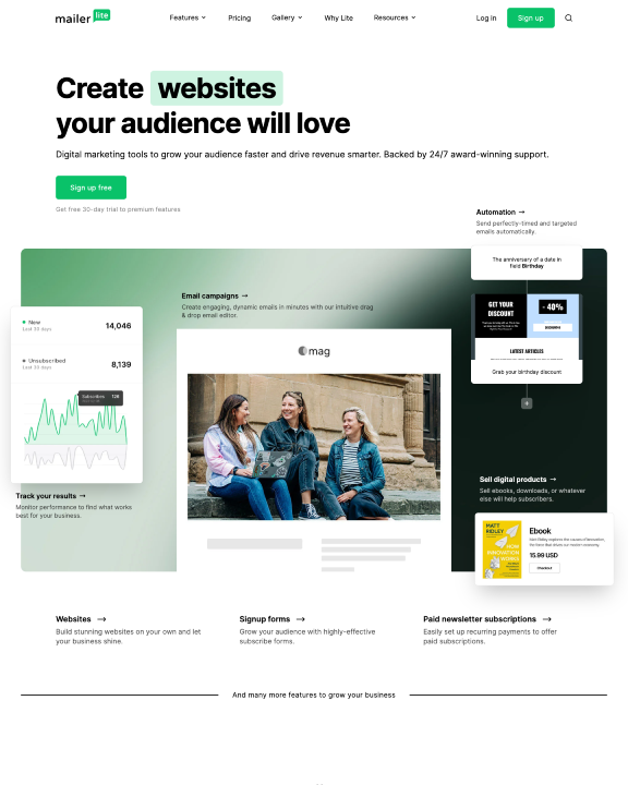 Mailerlite + flow Integrations Tutorials