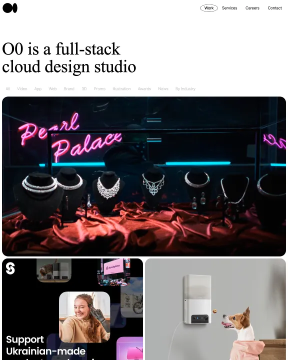 Full Stack Design Studio Webflow Site Inspiration - Ozero.design