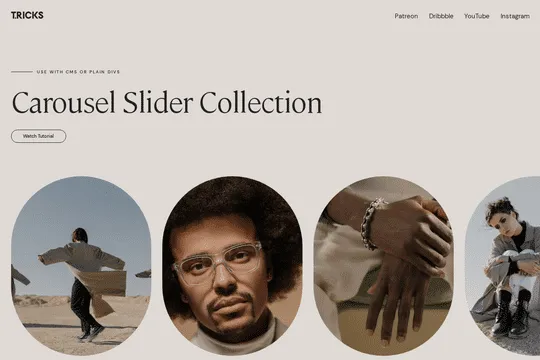 CMS Splide.js Slider with Nav Arrows Webflow Cloneable