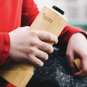 Miti in name, mighty by nature. The launch of the world's first sustainable bamboo water bottle.