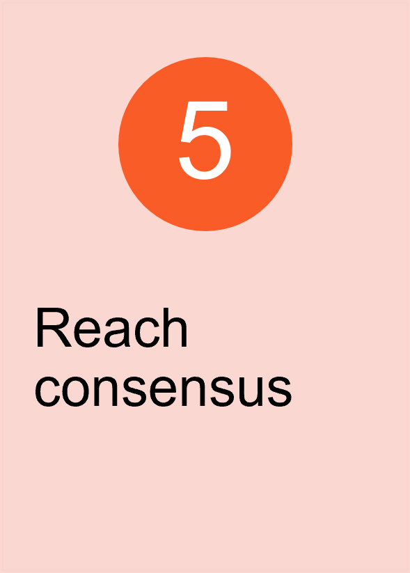 Reach consensus