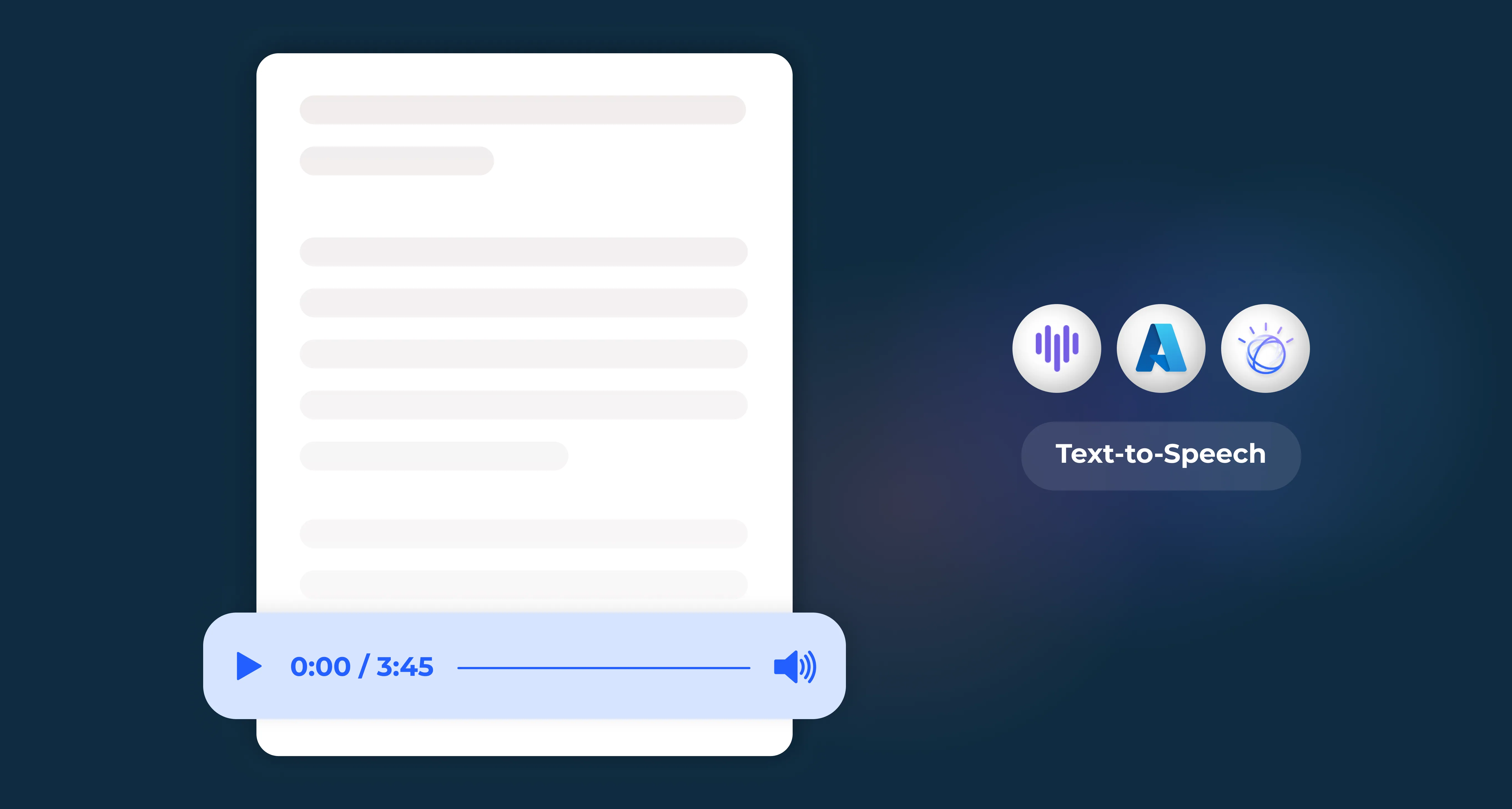 Speech to text API