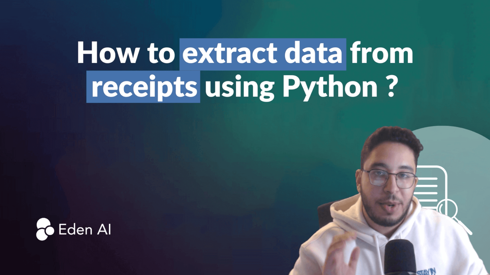 VIDEO | How to Extract Data from Receipts using Python?