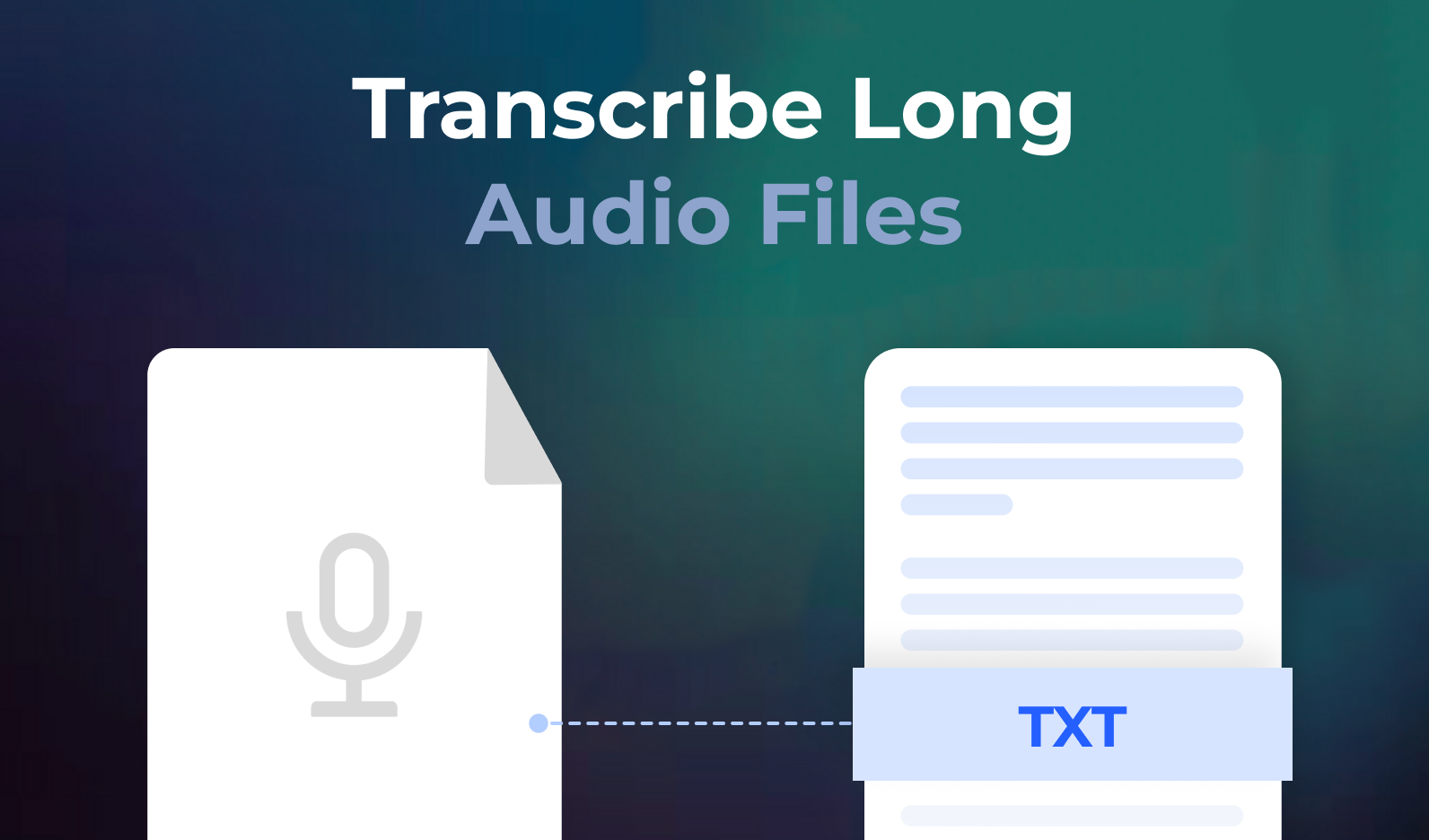 How to Transcribe long audio files? Eden AI