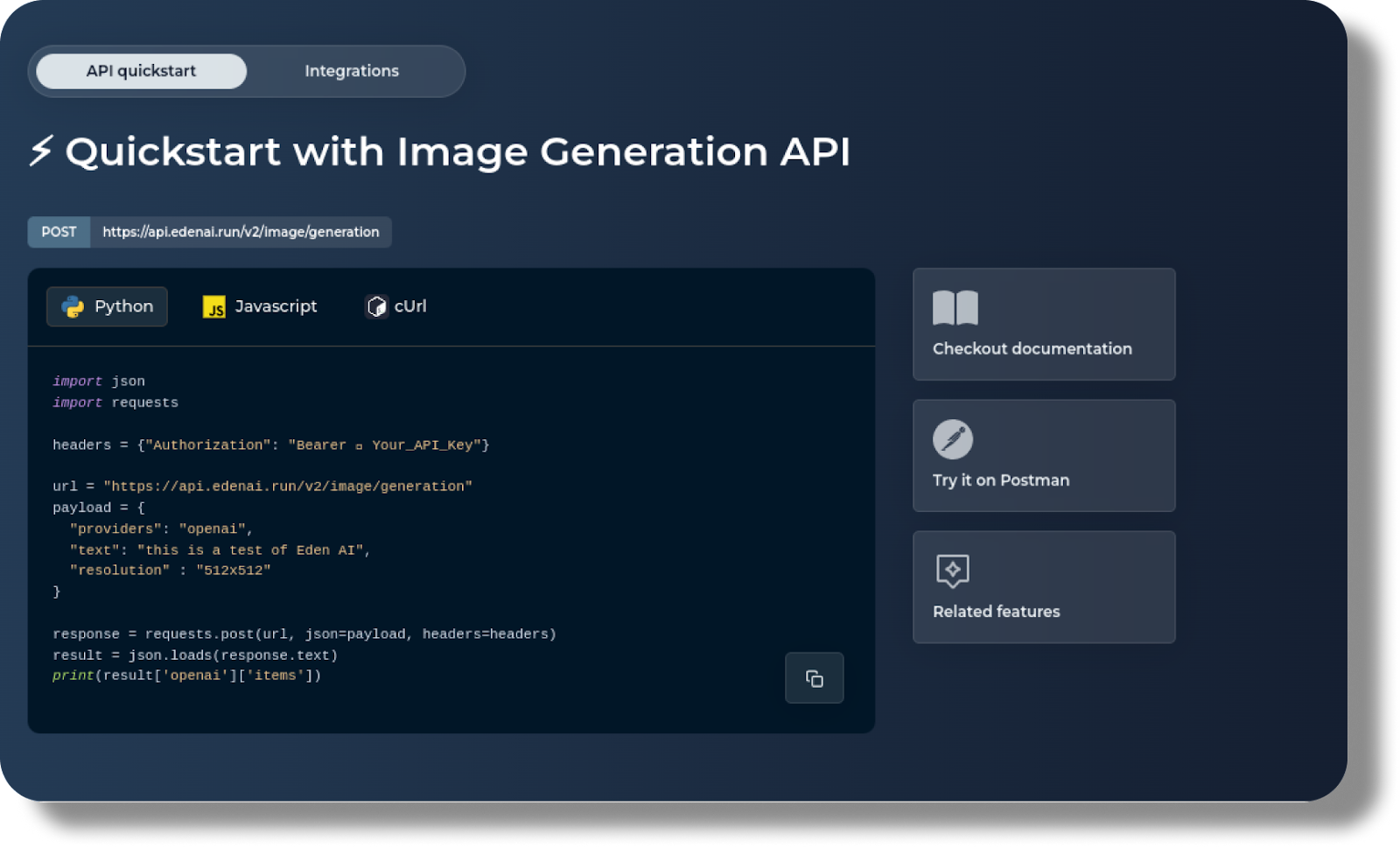 How to generate images with AI? | Eden AI